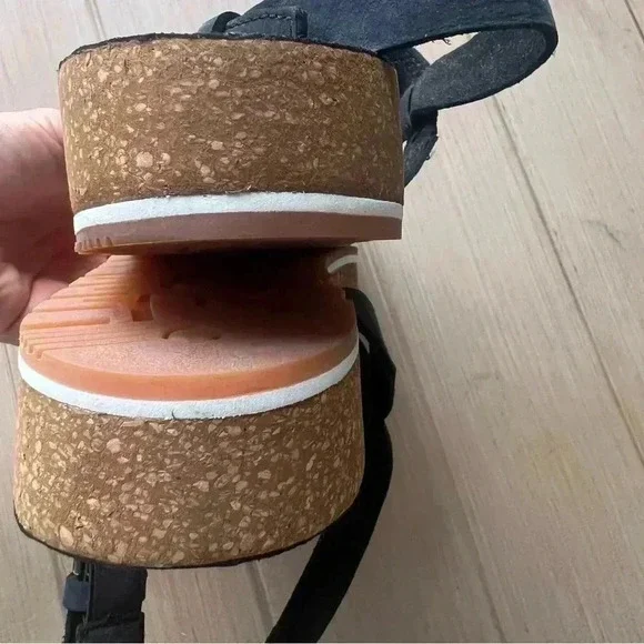 MALIBU WAVES THONG BLACK WOMAN’S Sz 9 SANDALS - Picture 9 of 9